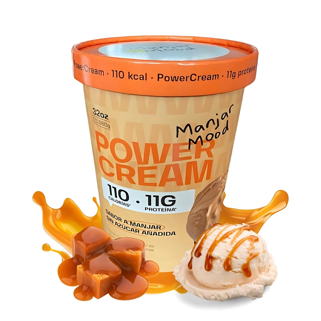 Helado proteico sin azúcar sabor manjar - Power Cream