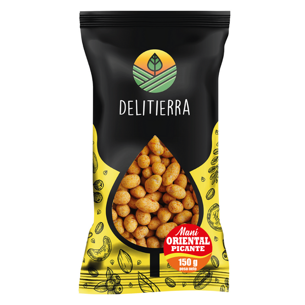 Maní crocante picante x150g - Delitierra