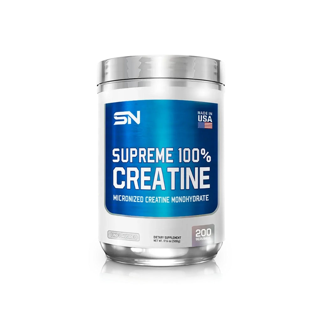 SUPREME 100% CREATINA MONOHIDRATADA 500G UNFLAVORED - SUPREME NUTRITION