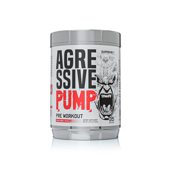 AGRESSIVE PUMP PRE WORKOUT 350G - SUPREME NUTRITION