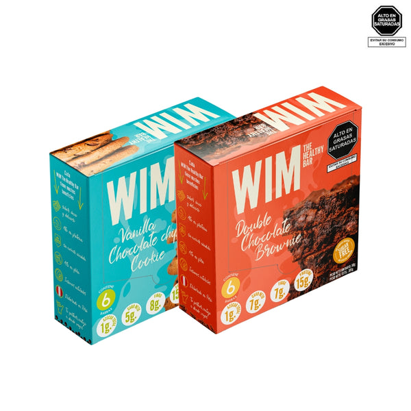 Pack x12 barras de proteína - WIM Nutrition