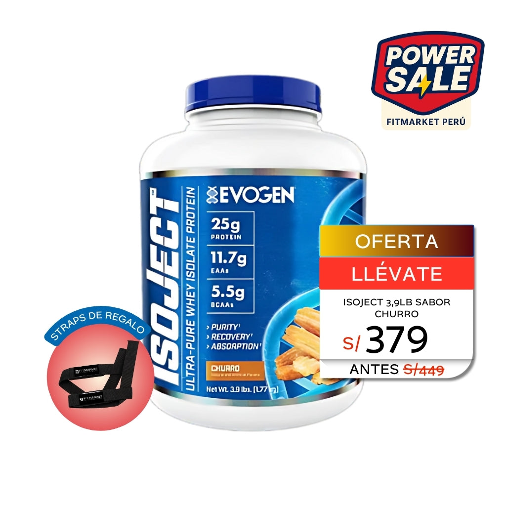 ISOJECT ULTRA PURE WHEY ISOLATE SABOR CHURRO 3,9LB - EVOGEN