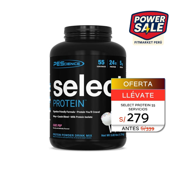 SELECT PROTEINA SABOR CAKE POP 3,76 LB - PESCIENCE