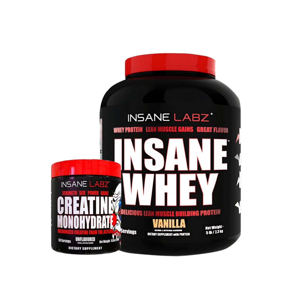 INSANE WHEY 5LB + CREATINA MICRONIZADA 300G - INSANE LABZ