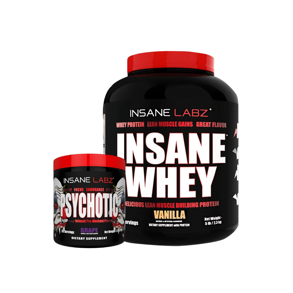 INSANE WHEY 5LB + PSYCHOTIC RED 30 SERVICIOS - INSANE LABZ
