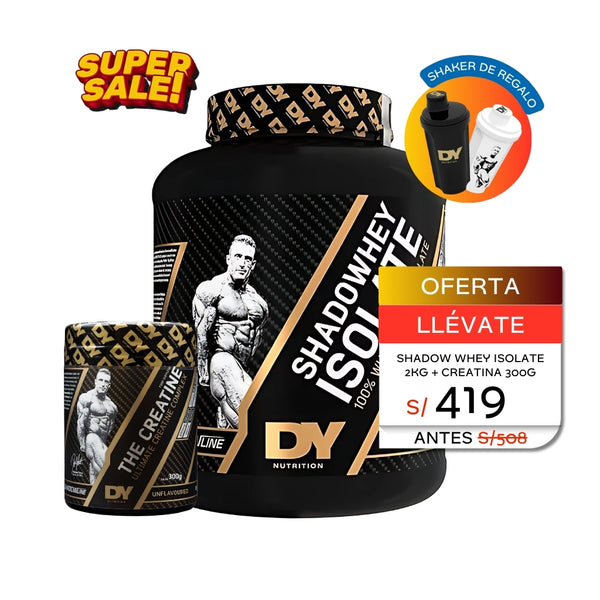 SHADOWHEY ISOLATE 2KG + CREATINA 300G - DORIAN YATES NUTRITION