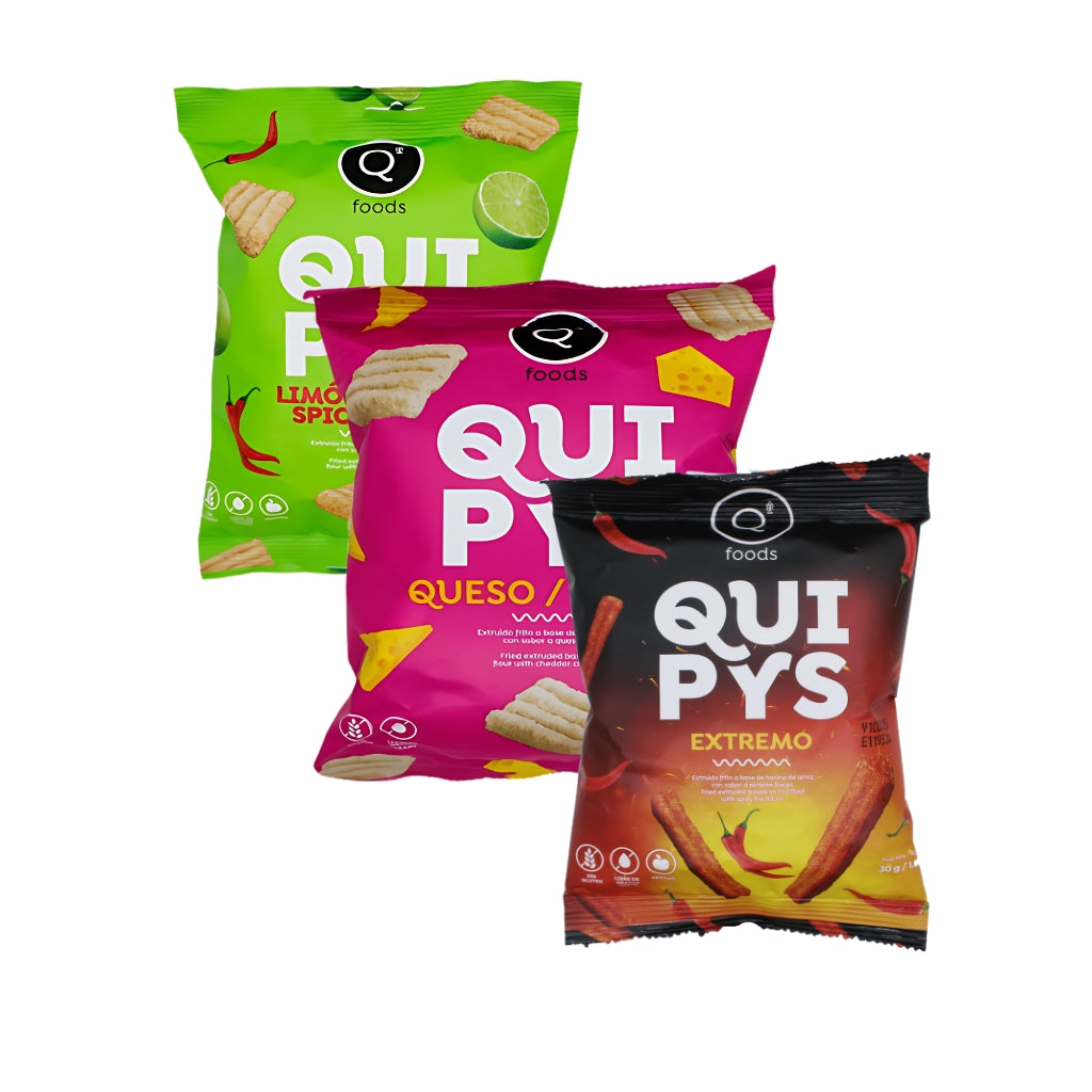 Pack x3 bolsas de Quipys de quinua y arroz- Qfoods