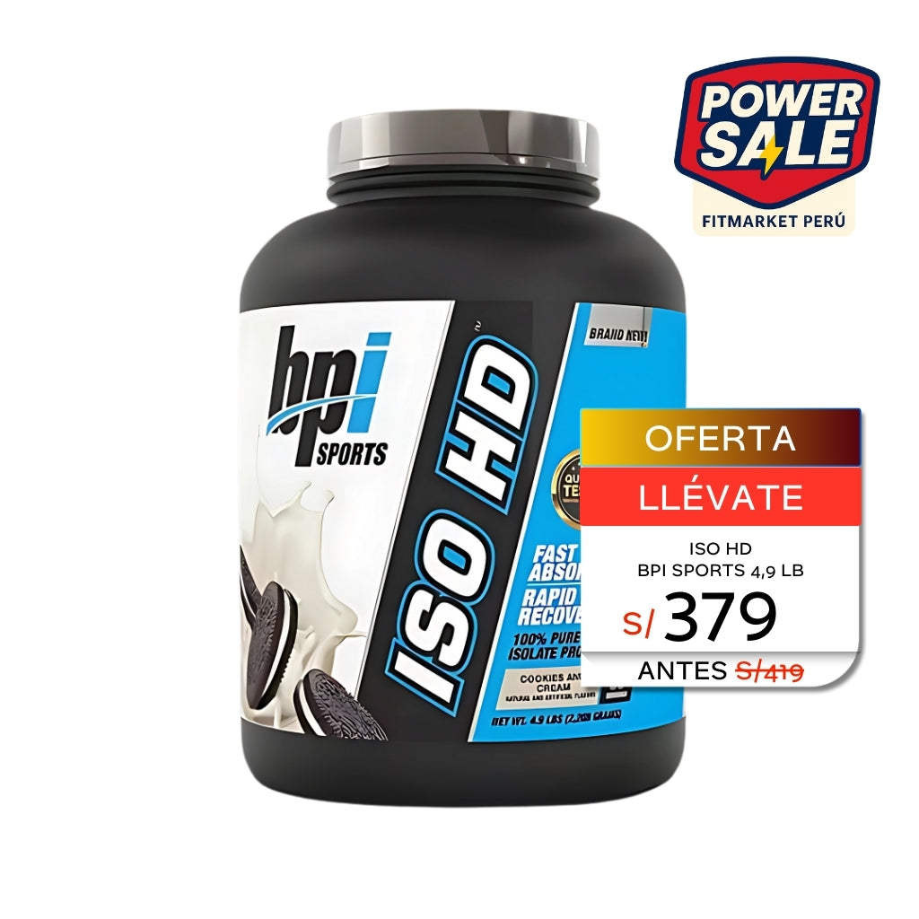 ISO HD PROTEINA AISLADA COOKIES AND CREAM 4,9LB - BPI SPORTS
