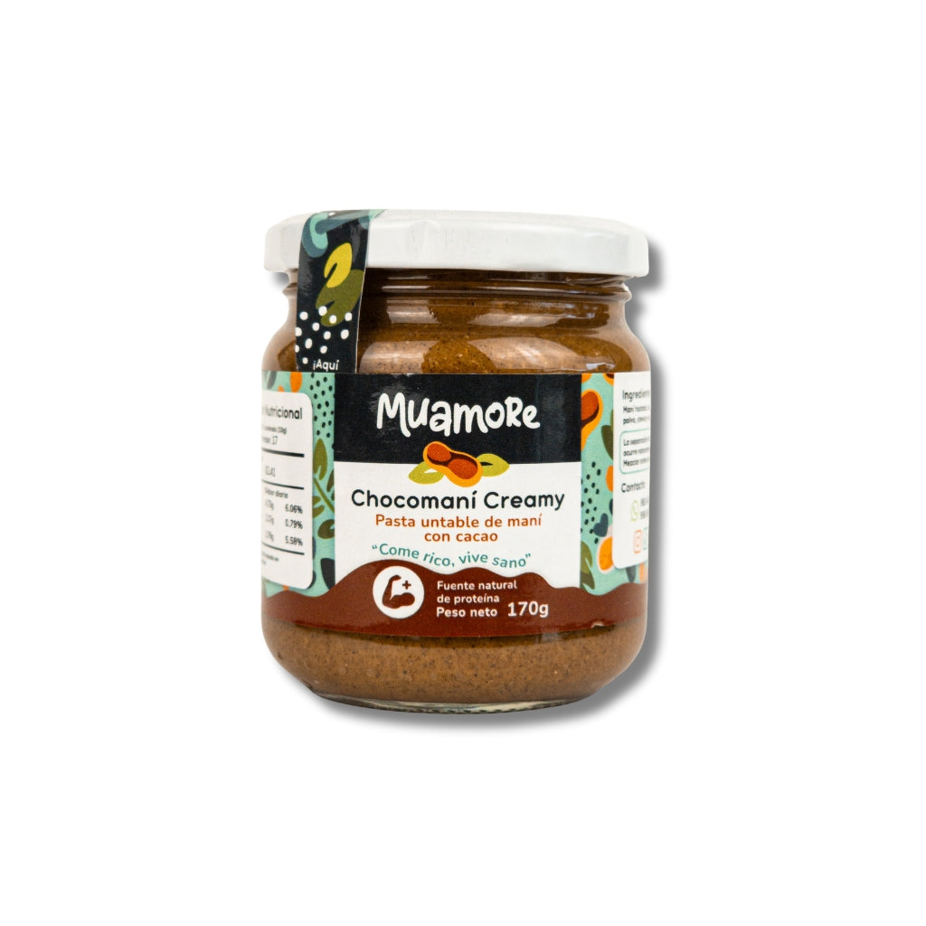 Mantequilla de chocomaní cremosa 170g - Muamore