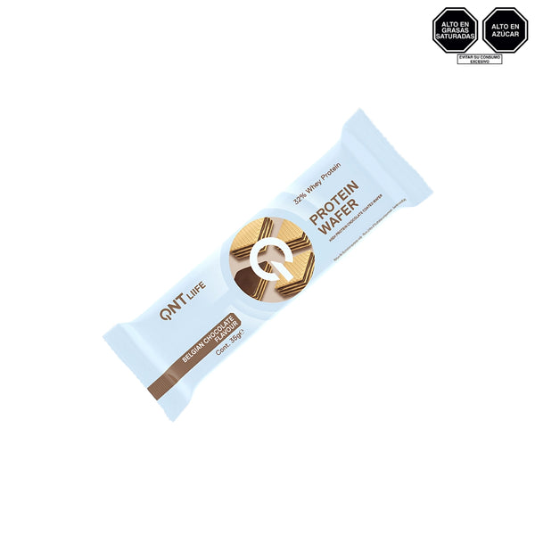 Wafer proteico sabor chocolate belga - QNT