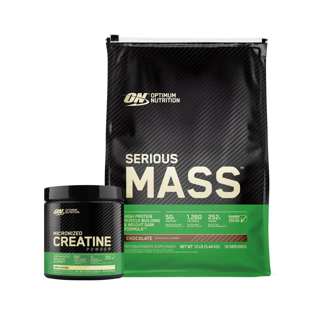 SERIOUS MASS 12LB+ CREATINA MONOHIDRATADA 300G - OPTIMUM NUTRITION