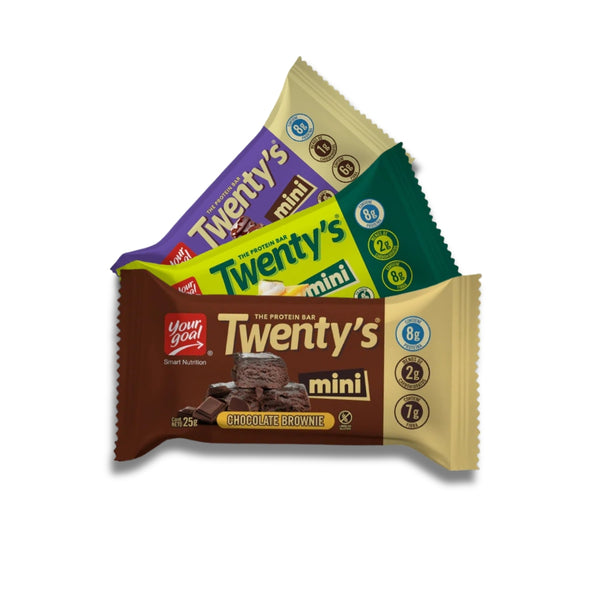 Pack 3 Mini Barras de proteína Twenty's - Your Goal