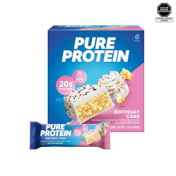 Barra de proteína Pure Protein sabor birthday cake 50g - Pure Protein