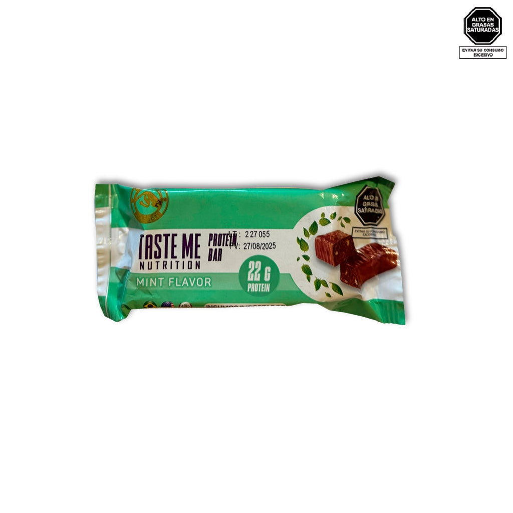Barra proteica sabor chocolate y menta 100g - Taste Me Nutrition