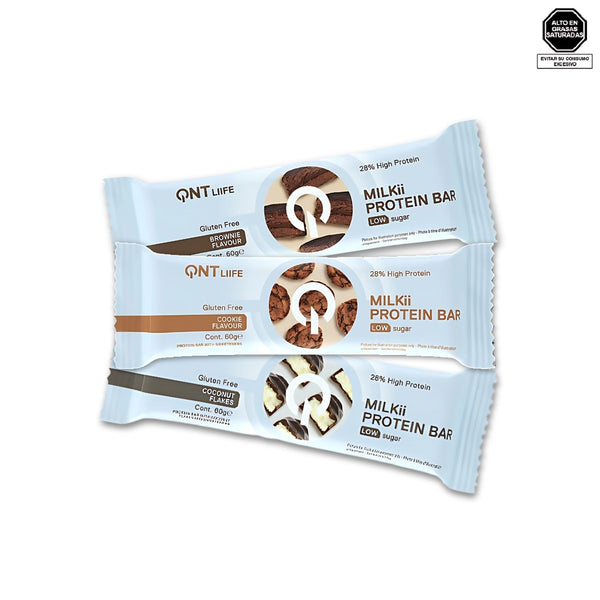Pack 3 barras de proteína MILKII - QNT