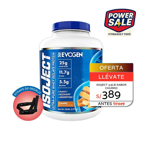 ISOJECT ULTRA PURE WHEY ISOLATE SABOR CHURRO 3,9LB - EVOGEN