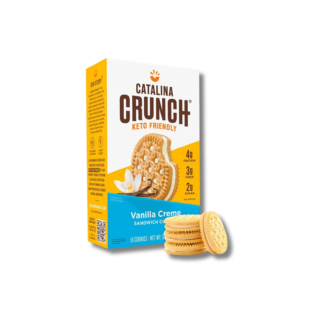 Galletas de vainilla keto y veganas - Catalina Crunch