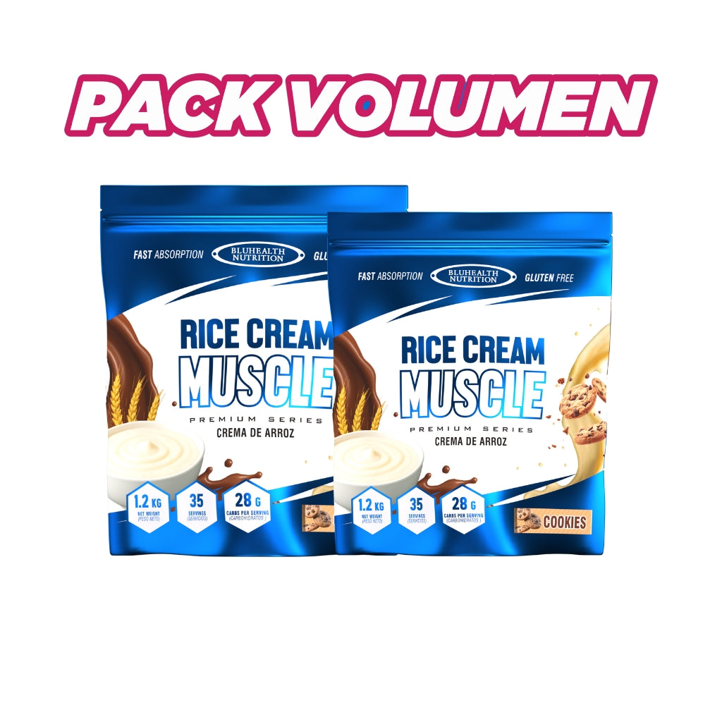 PACK X2 CREMAS DE ARROZ 1,2 KG - BLUHEALTH NUTRITION