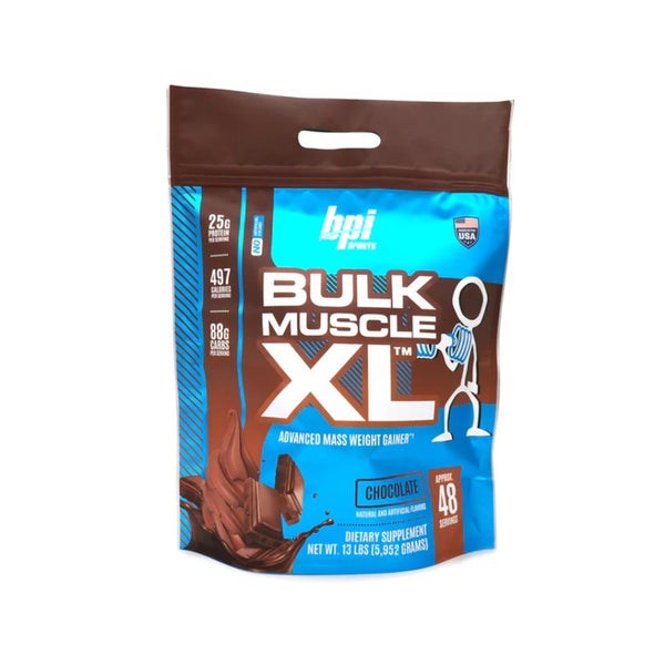 GANADOR DE PESO MUSCLE BULK 6 KILOS SABOR CHOCOLATE - BPI SPORTS