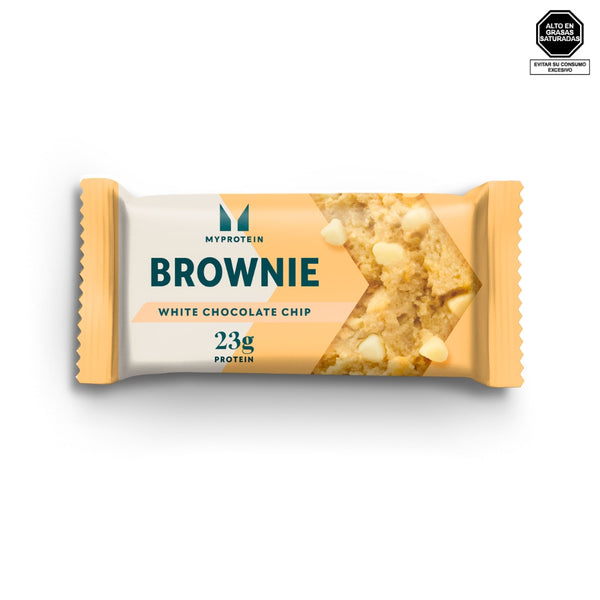 Brownie proteico sabor chocolate blanco 75g - My Protein