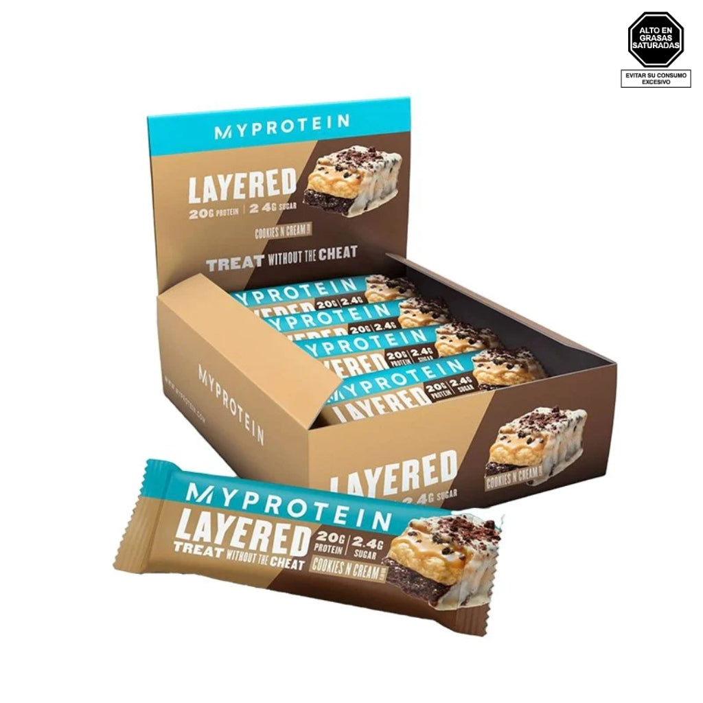 Barra de proteína Triple Layered sabor cookie crumble 68gr - My Protein