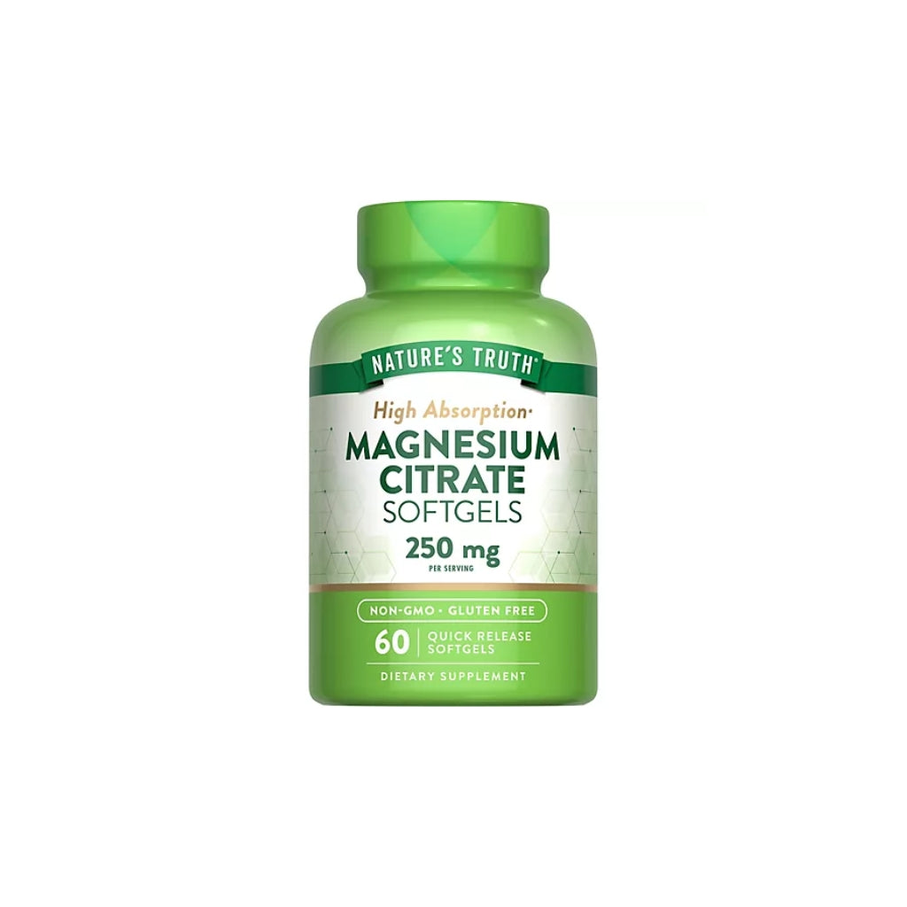 Glicinato de Magnesio 200mg 60 cápsulas - Nature's Truth