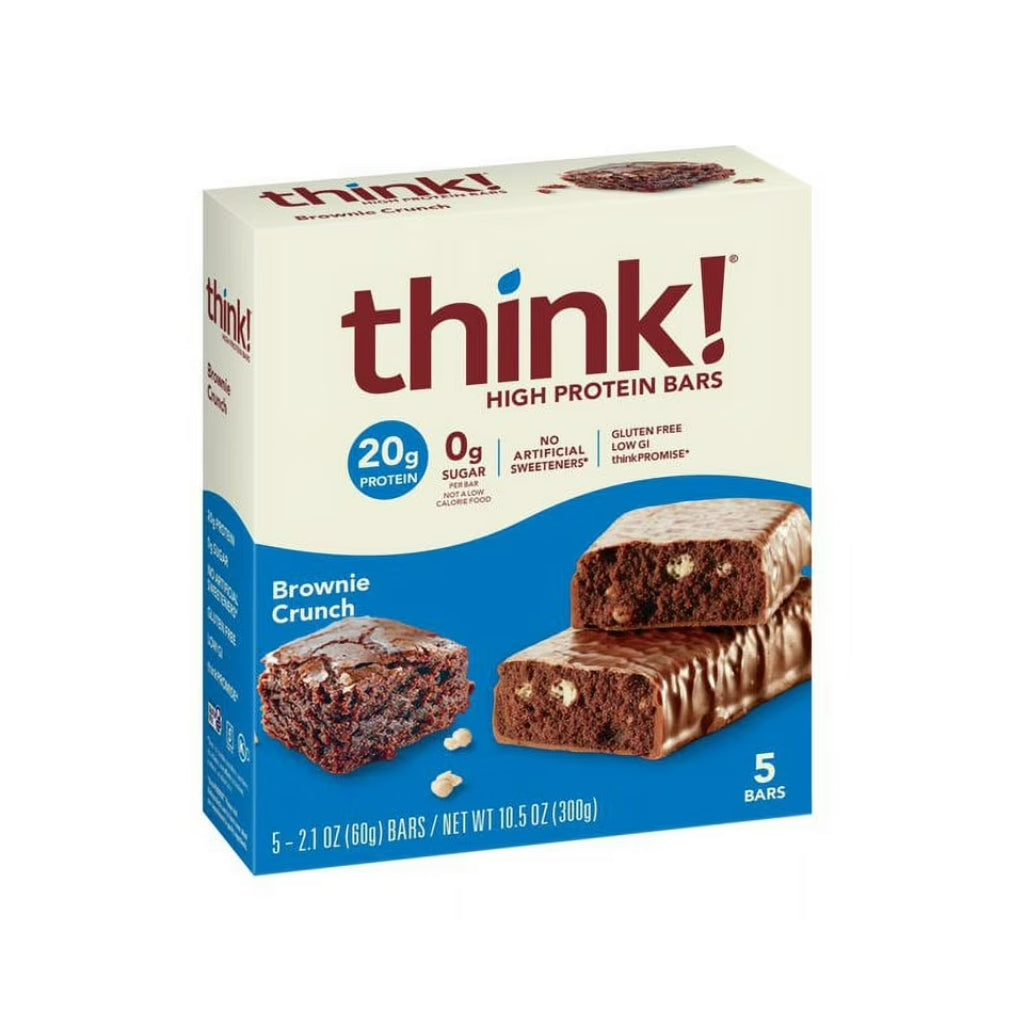 Barra de proteína sabor brownie crunch 60g - Think!