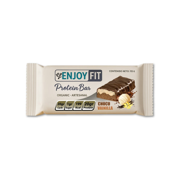 Barra de proteína sabor chocolate y vainilla - Enjoy Fit