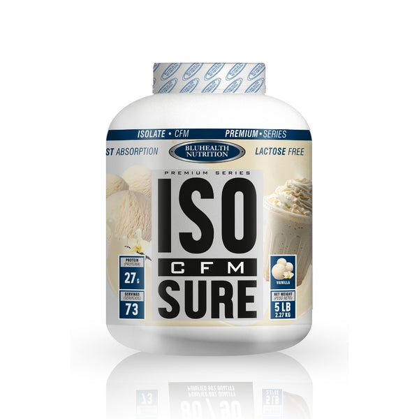 ISO SURE PROTEINA AISLADA SABOR VANILLA ICE CREAM 5LB - BLUHEALTH NUTRITION