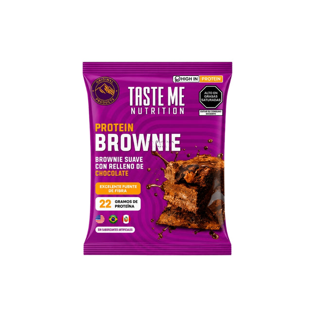 Brownie proteico sabor chocolate 100g - Taste Me Nutrition