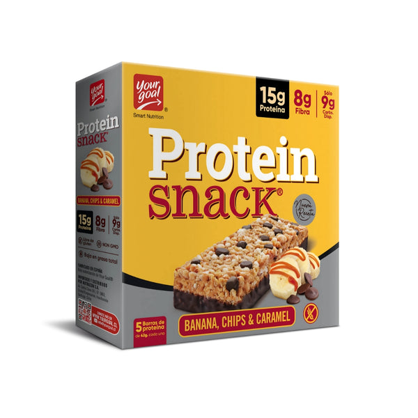 Barra de proteína Protein Snack Banana, Chips & Caramel - Your Goal