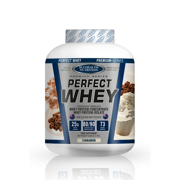 PERFECT WHEY SABOR CINNAMON MILK 5LB - BLUHEALTH NUTRITION