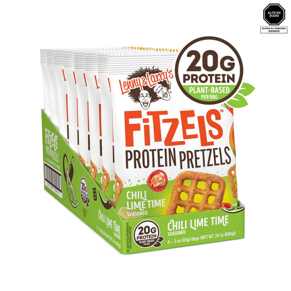 Pretzel proteico sabor Chili Lime Time 85g - Lenny and Larry's