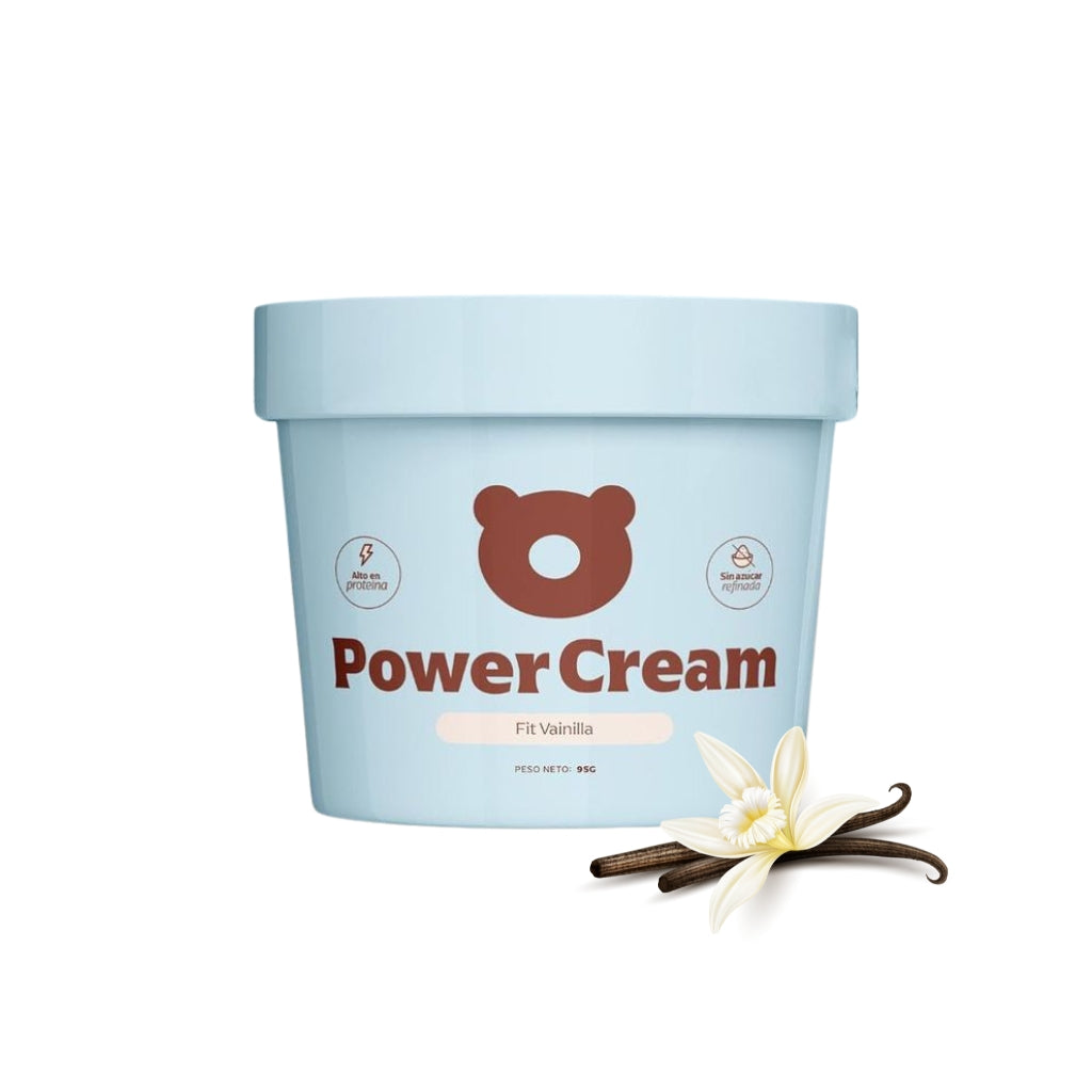 Helado proteico sin azúcar sabor fit vainilla - Power Cream