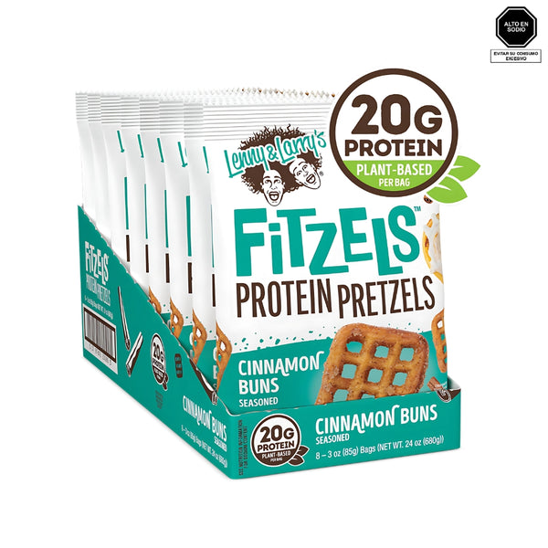 Pretzel proteico sabor Cinnamon Buns 85g - Lenny and Larry's