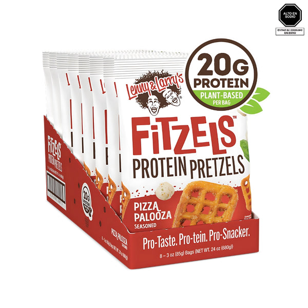 Pretzel proteico sabor Pizza Palooza 85g - Lenny and Larry's