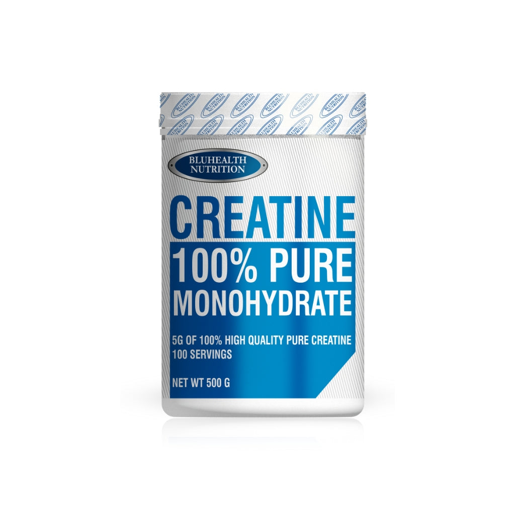 CREATINA MONOHIDRATADA 500G UNFLAVORED - BLUEHEALTH NUTRITION