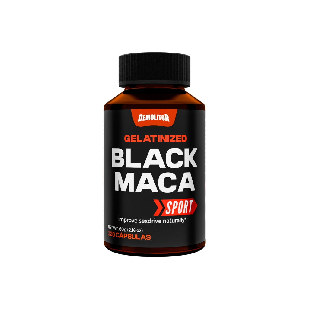 BLACK MACA GELATINAZED EN CÁPSULAS - DEMOLITOR