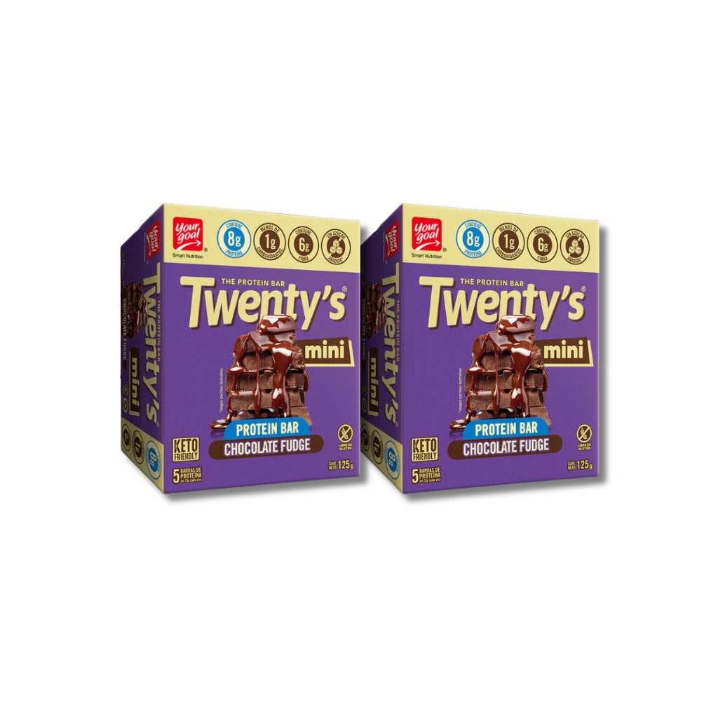 Mini Barra de proteína Twenty's sabor Chocolate Fudge - Your Goal