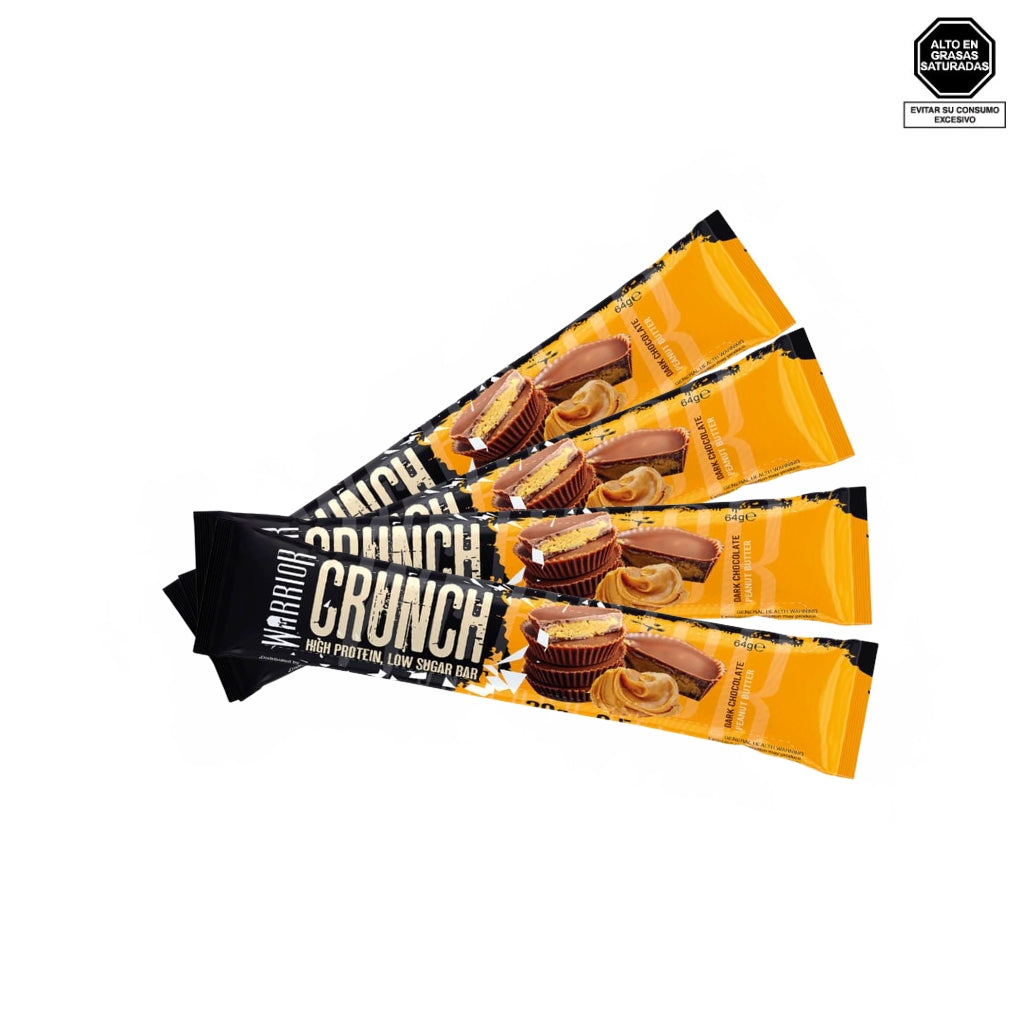 Barra de proteína sabor chocolate oscuro y mantequilla de maní - Warrior