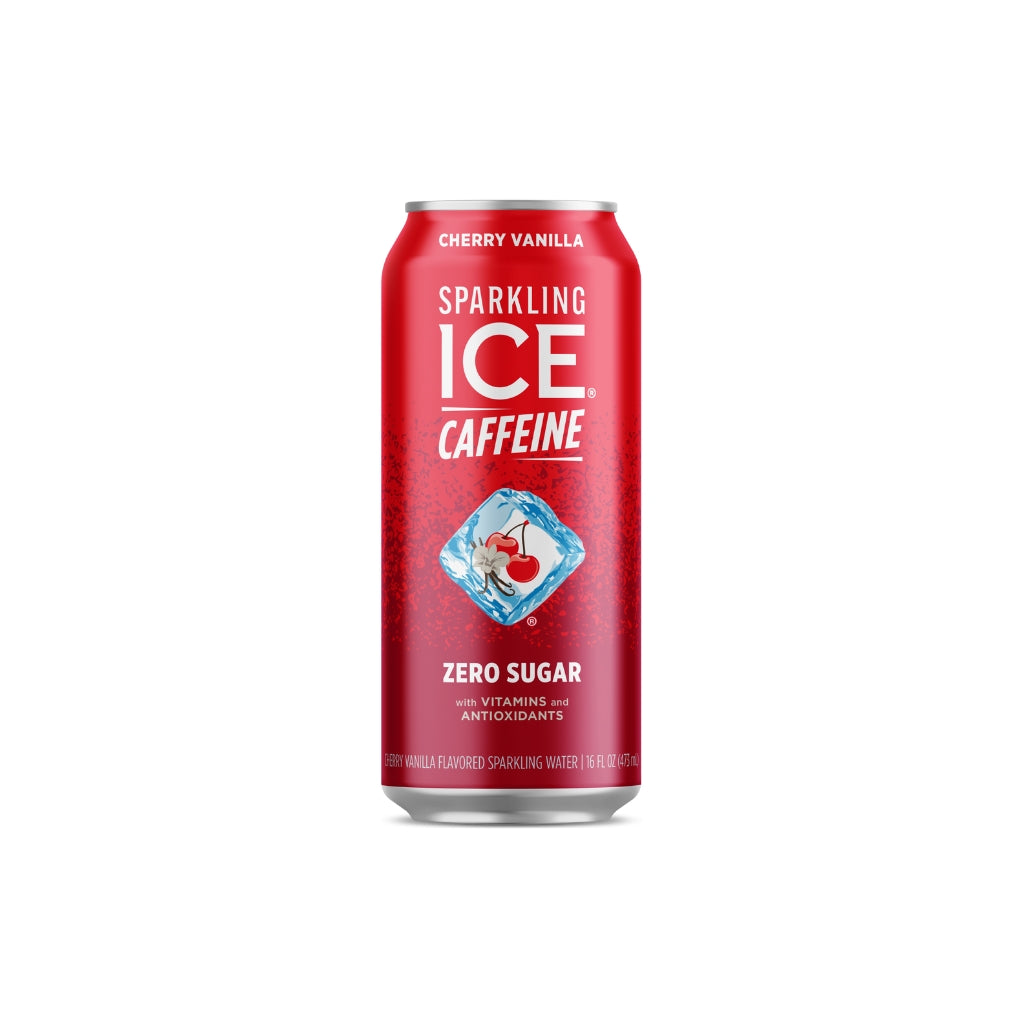 Bebida con cafeína sabor vainilla y cherry 473 ml - Sparkling Ice