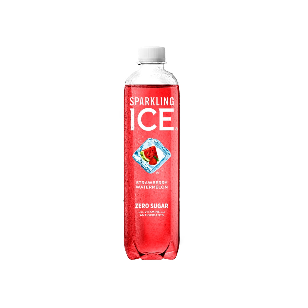 Bebida gasificada sin azúcar sabor strawberry watermelon 502 ml - Sparkling Ice