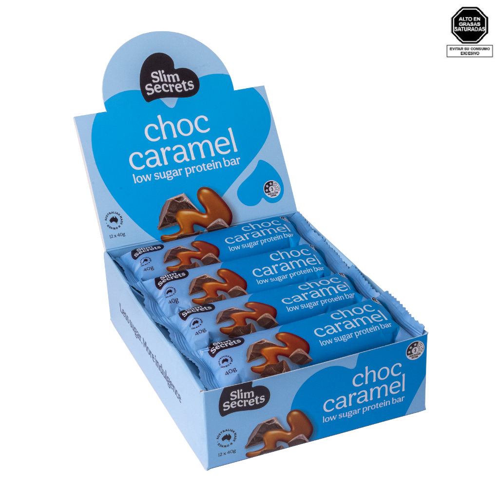 Barra de proteína sabor Chocolate Carame - Slim Secrets