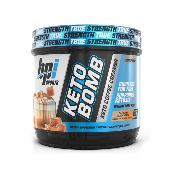 KETO BOMB COFFEE CREAMER SABOR CARAMEL MACCHIATO - BPI SPORTS