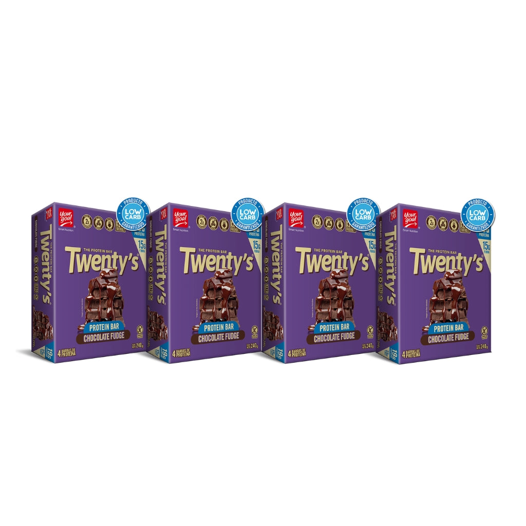 Barra de proteína Twenty's sabor Chocolate Fudge - Your Goal