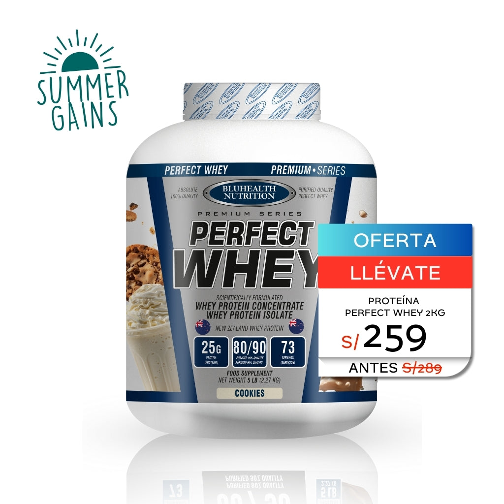 PERFECT WHEY SABOR CINNAMON MILK 5LB - BLUEHEALTH NUTRITION