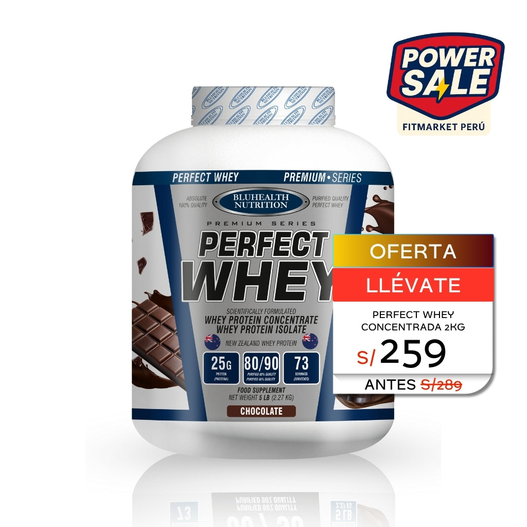 PERFECT WHEY SABOR CHOCOLATE 5LB - BLUHEALTH NUTRITION