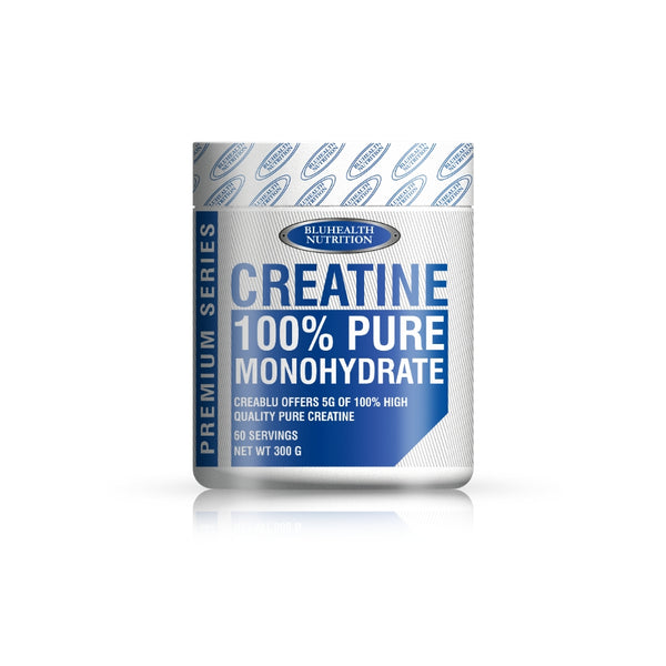 CREATINA MONOHIDRATADA 300G UNFLAVORED - BLUHEALTH NUTRITION