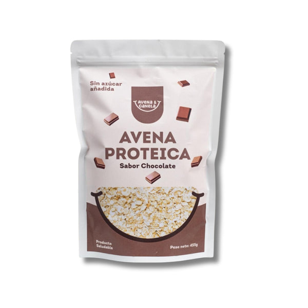Avena proteica sabor Chocolate - Avena y Canela