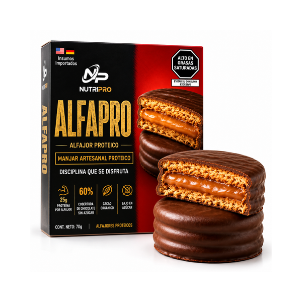 Alfajor proteico ALFAPRO 100g - Nutripro